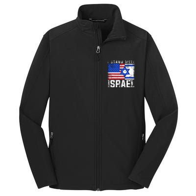 I Stand With Israel Core Soft Shell Jacket