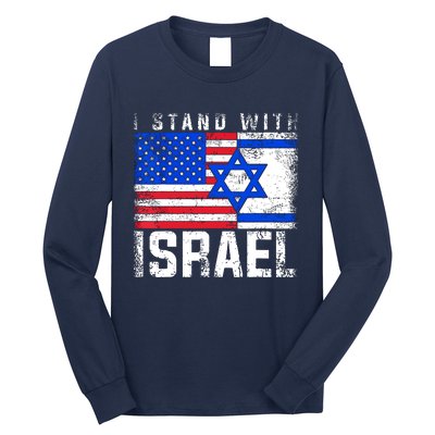 I Stand With Israel Long Sleeve Shirt