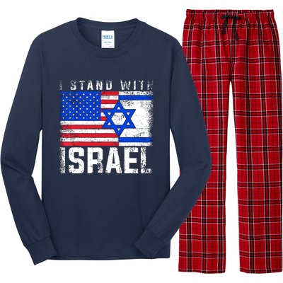 I Stand With Israel Long Sleeve Pajama Set