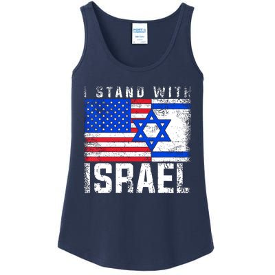 I Stand With Israel Ladies Essential Tank