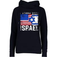 I Stand With Israel Womens Funnel Neck Pullover Hood