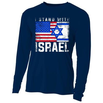 I Stand With Israel Cooling Performance Long Sleeve Crew