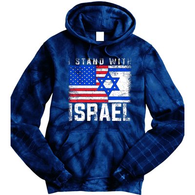 I Stand With Israel Tie Dye Hoodie