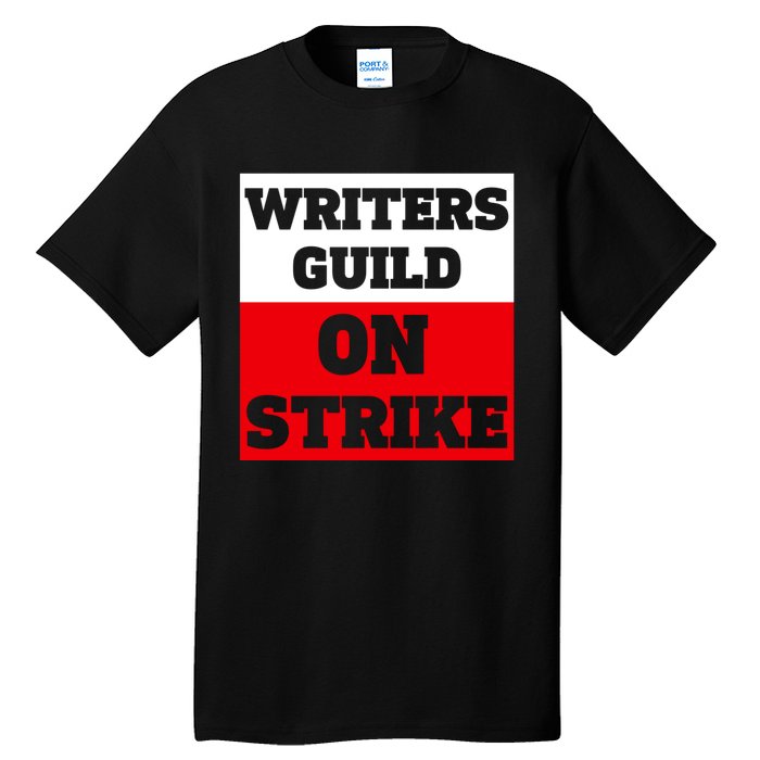 I Stand With Writers Guild On Strike Wga Strike Tall T-Shirt