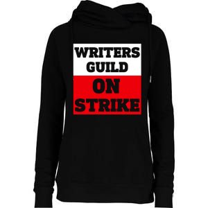 I Stand With Writers Guild On Strike Wga Strike Womens Funnel Neck Pullover Hood