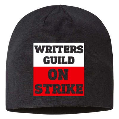 I Stand With Writers Guild On Strike Wga Strike Sustainable Beanie