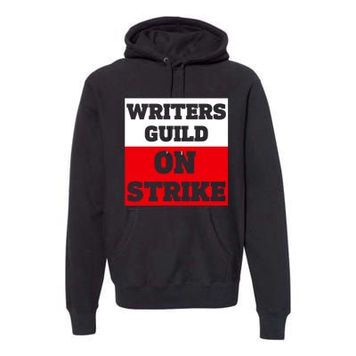 I Stand With Writers Guild On Strike Wga Strike Premium Hoodie