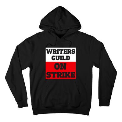 I Stand With Writers Guild On Strike Wga Strike Tall Hoodie