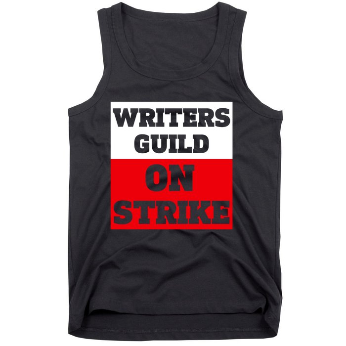 I Stand With Writers Guild On Strike Wga Strike Tank Top