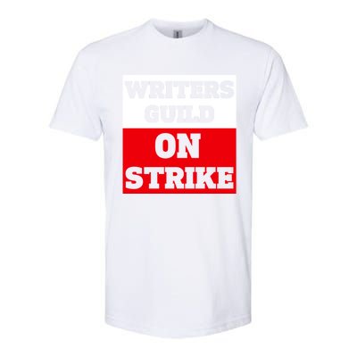 I Stand With Writers Guild On Strike Wga Strike Softstyle CVC T-Shirt