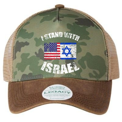 I Stand With Israel Legacy Tie Dye Trucker Hat