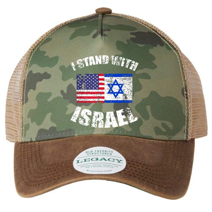 I Stand With Israel Legacy Tie Dye Trucker Hat