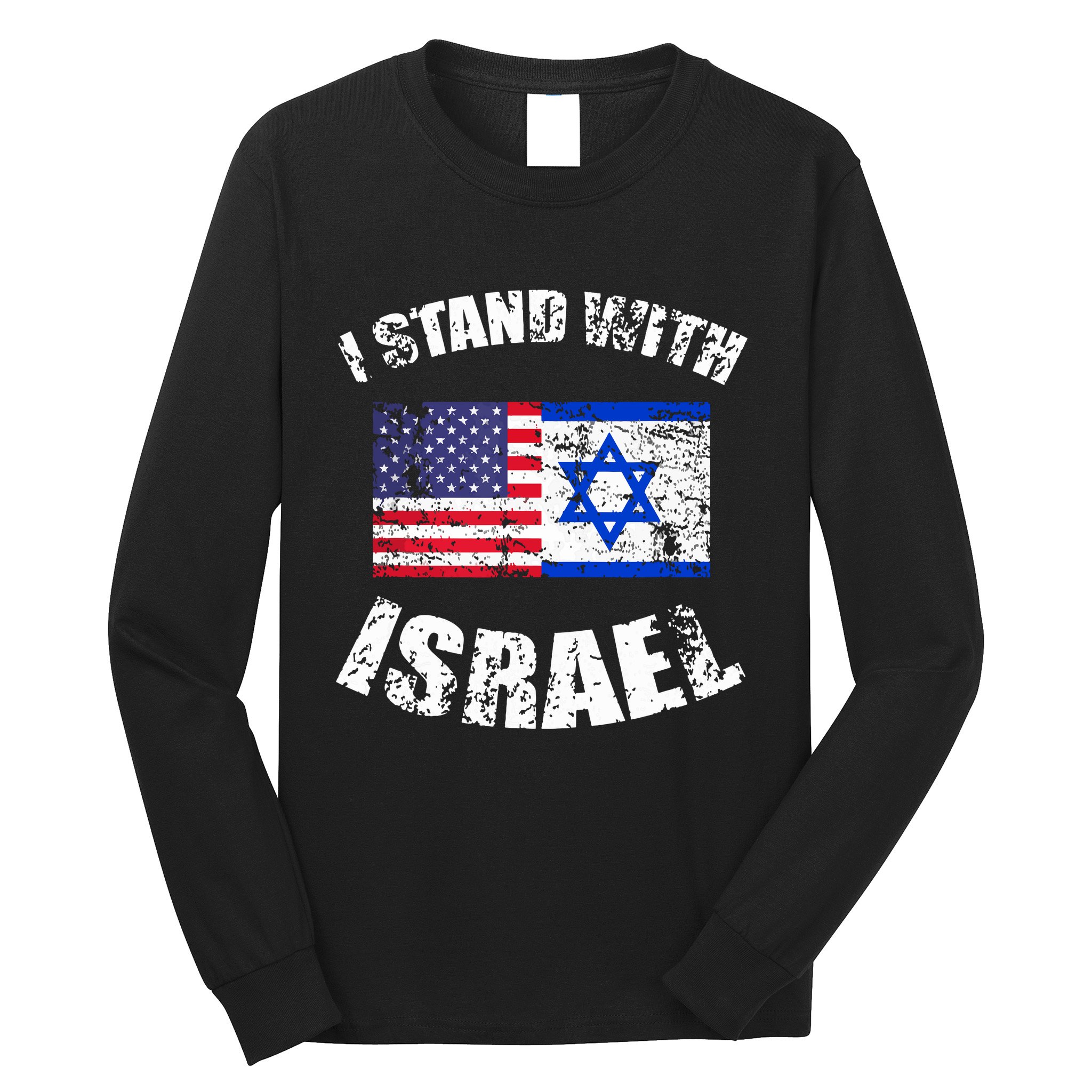 I Stand With Israel Long Sleeve Shirt