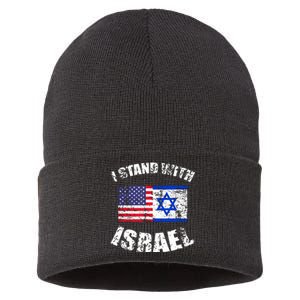 I Stand With Israel Sustainable Knit Beanie