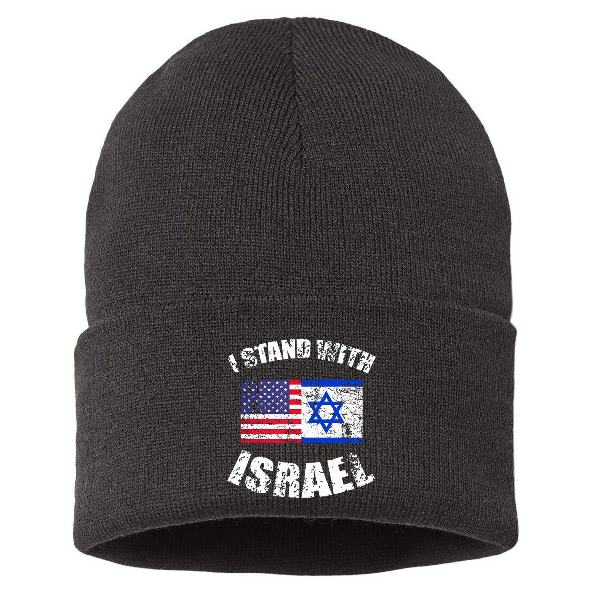 I Stand With Israel Sustainable Knit Beanie