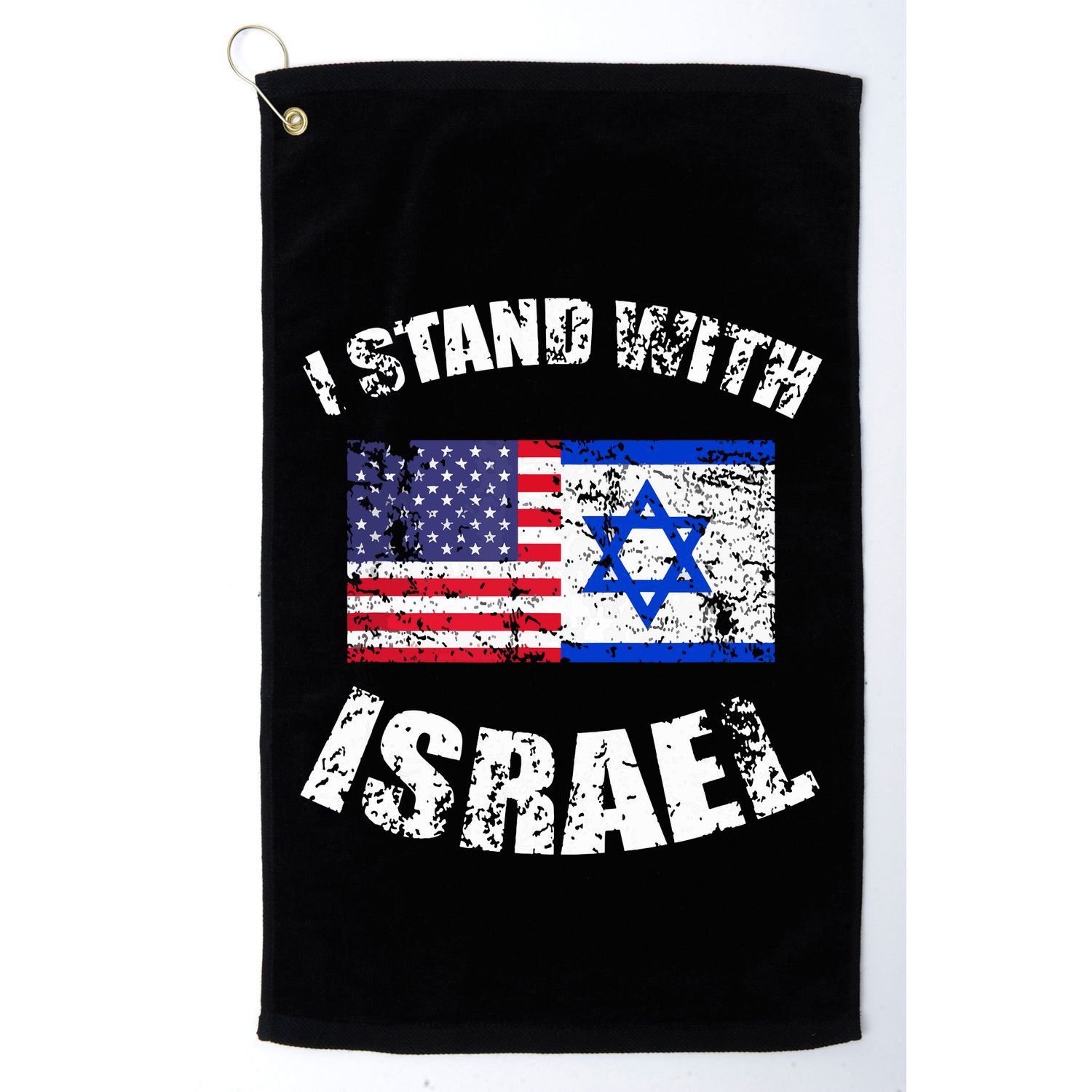 I Stand With Israel Golf Towel
