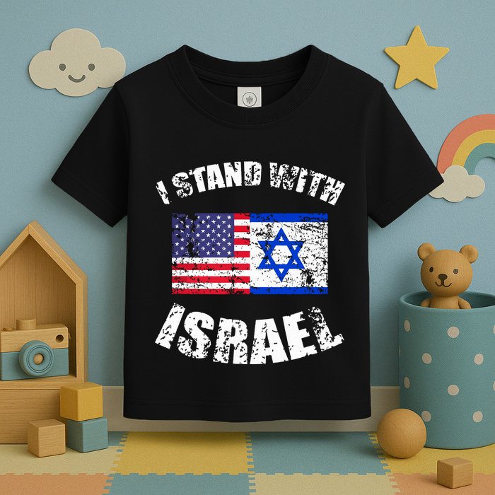 I Stand With Israel Toddler T-Shirt