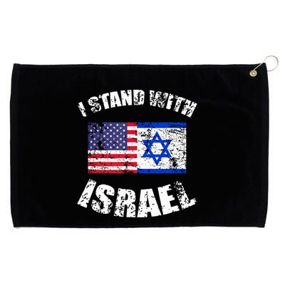 I Stand With Israel Grommeted Golf Towel
