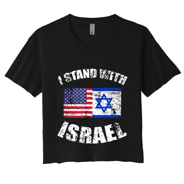 I Stand With Israel Crop Top