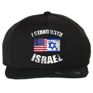 I Stand With Israel Wool Snapback Cap