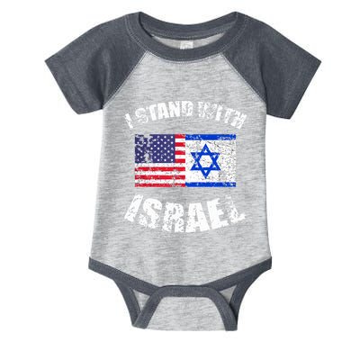 I Stand With Israel Infant Baby Jersey Bodysuit