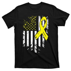 In September We Wear Gold Childhood Cancer Awareness T-Shirt