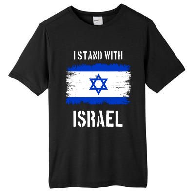 I Stand With Israel Israel Palestine Conflict Support Israel Tall Fusion ChromaSoft Performance T-Shirt