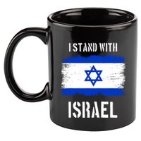 I Stand With Israel Israel Palestine Conflict Support Israel 11oz C Handle Ceramic Mug
