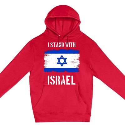 I Stand With Israel Israel Palestine Conflict Support Israel Premium Pullover Hoodie