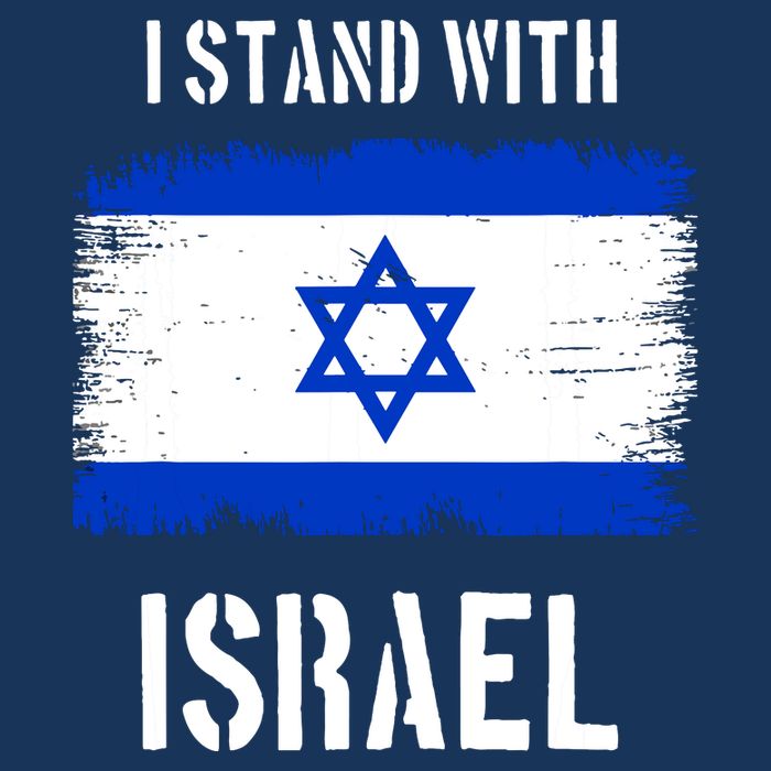 I Stand With Israel Israel Palestine Conflict Support Israel Cooling Performance Crew T-Shirt