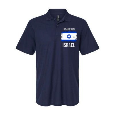 I Stand With Israel Israel Palestine Conflict Support Israel Softstyle Adult Sport Polo