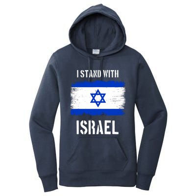 I Stand With Israel Israel Palestine Conflict Support Israel Women's Pullover Hoodie
