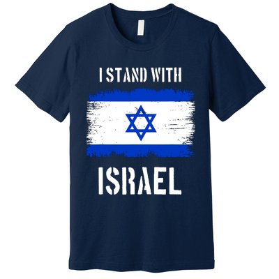 I Stand With Israel Israel Palestine Conflict Support Israel Premium T-Shirt