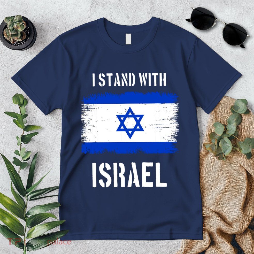I Stand With Israel Israel Palestine Conflict Support Israel Premium T-Shirt