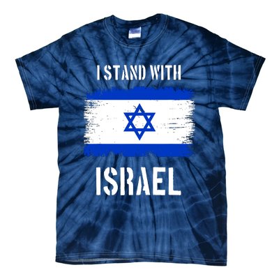 I Stand With Israel Israel Palestine Conflict Support Israel Tie-Dye T-Shirt