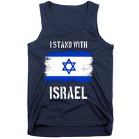 I Stand With Israel Israel Palestine Conflict Support Israel Tank Top