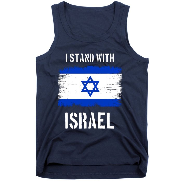 I Stand With Israel Israel Palestine Conflict Support Israel Tank Top