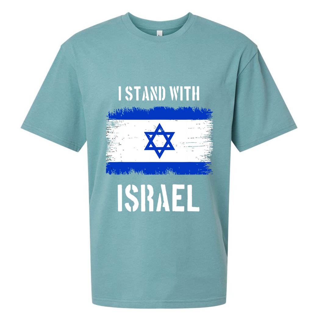 I Stand With Israel Israel Palestine Conflict Support Israel Sueded Cloud Jersey T-Shirt
