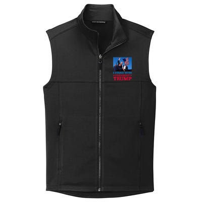 I Stand With President Trump After The Shooting At His Rally Pa Collective Smooth Fleece Vest