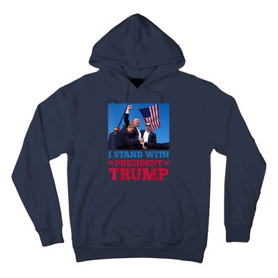 I Stand With President Trump After The Shooting At His Rally Pa Hoodie