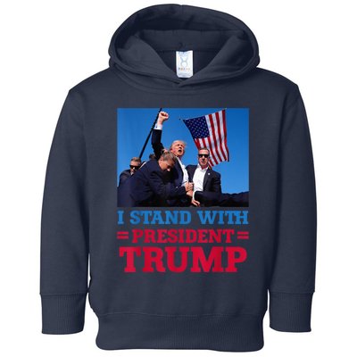 I Stand With President Trump After The Shooting At His Rally Pa Toddler Hoodie