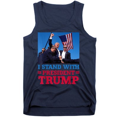 I Stand With President Trump After The Shooting At His Rally Pa Tank Top