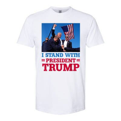 I Stand With President Trump After The Shooting At His Rally Pa Softstyle CVC T-Shirt