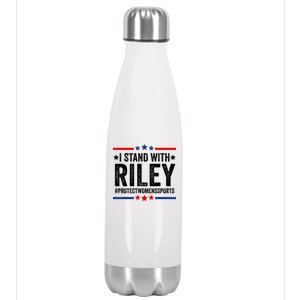 I Stand With Riley Gaines #ProtectWomensSports Stainless Steel Insulated Water Bottle