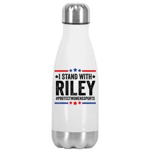 I Stand With Riley Gaines #ProtectWomensSports Stainless Steel Insulated Water Bottle