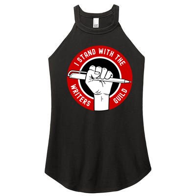 I Stand With Writers Guild On Strike Wga Strike Women's Perfect Tri Rocker Tank