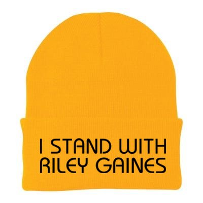 I Stand With Riley Gaines Knit Cap Winter Beanie