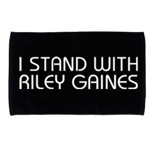 I Stand With Riley Gaines Microfiber Hand Towel