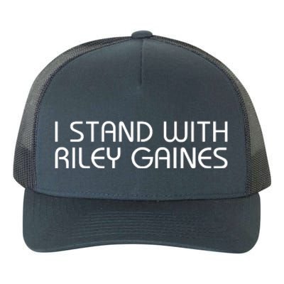 I Stand With Riley Gaines Yupoong Adult 5-Panel Trucker Hat