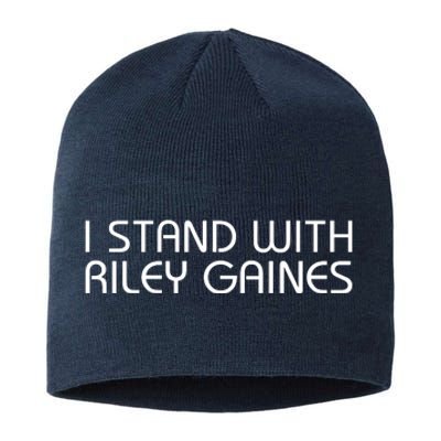 I Stand With Riley Gaines Sustainable Beanie